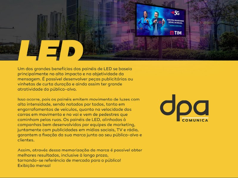 Painel de LED outdoor